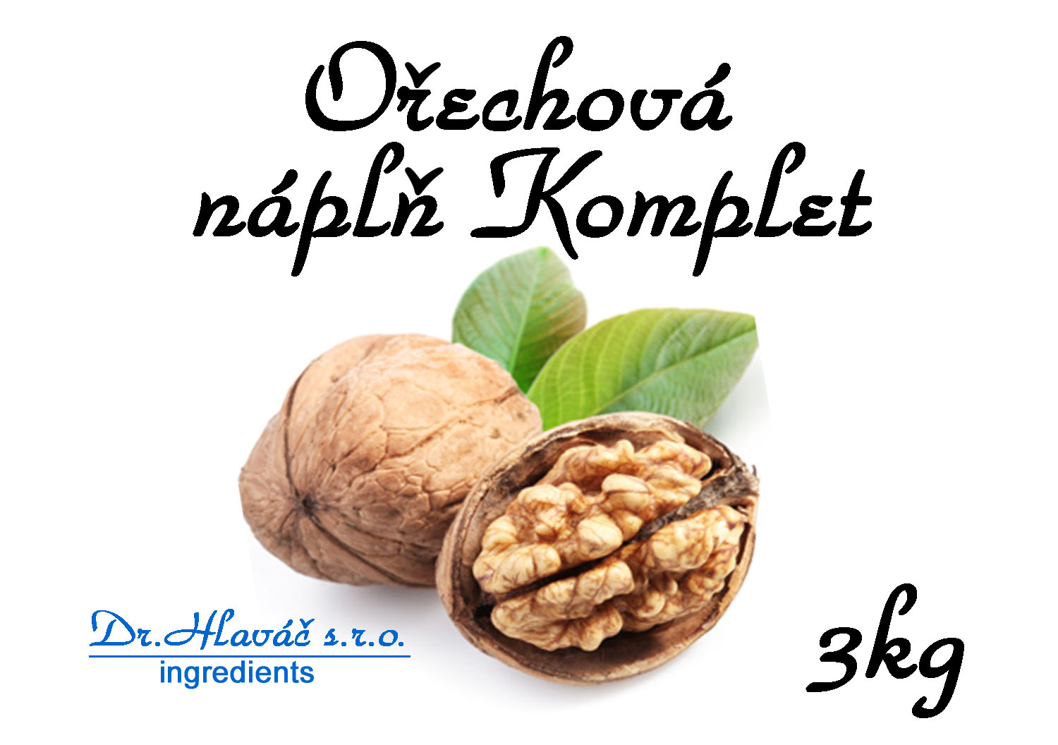 Dr.Hlaváč - OŘECHOVÁ náplň Komplet 3kg